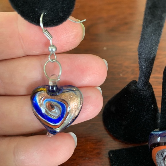 Artisan Art Glass Jewelry Set - Picture 4 of 9